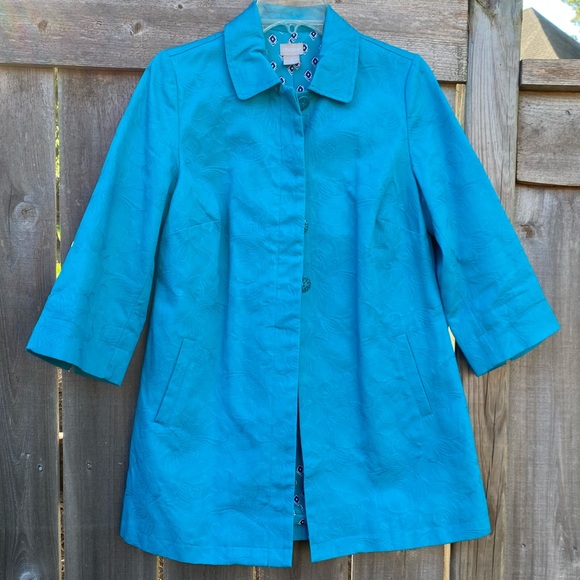 🩵 HOST PICK 🩵 3/4 Sleeves Lightweight Blue Coat - Picture 1 of 10